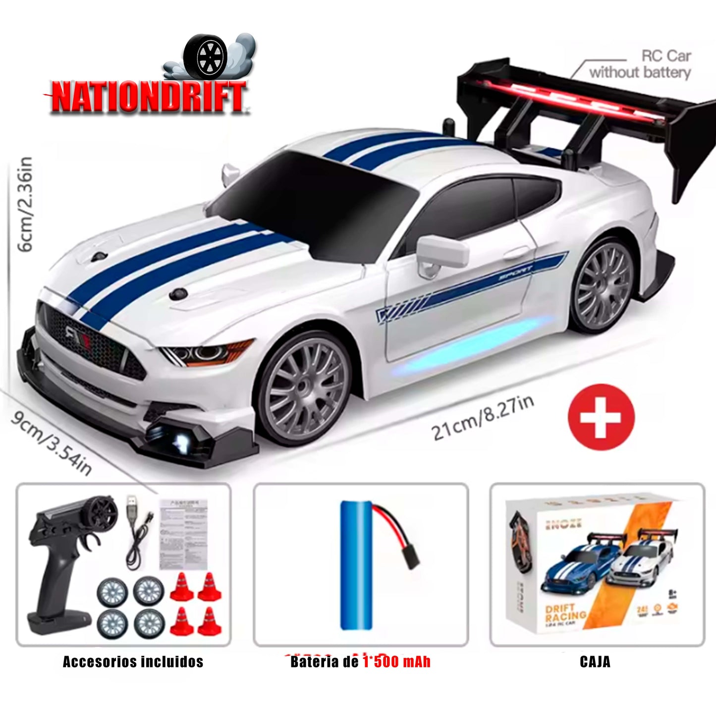 Auto deportivo a control remoto Drifting
