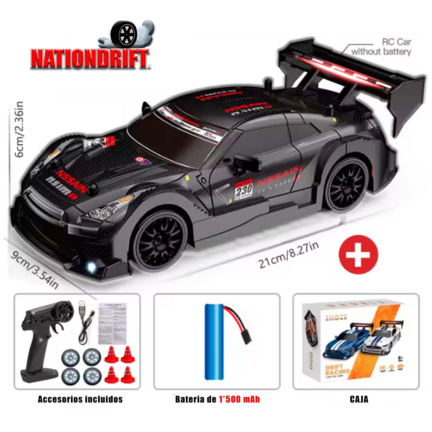 Auto deportivo a control remoto Drifting